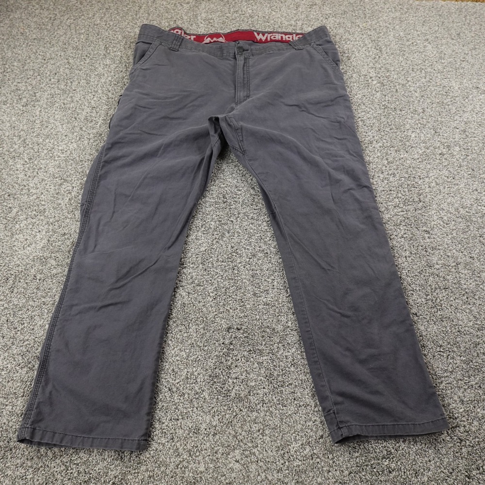 Wrangler Pants Mens‎ 44X30 Gray Cargo ATG Hiking Outdoor Work Stretch Flex Waist